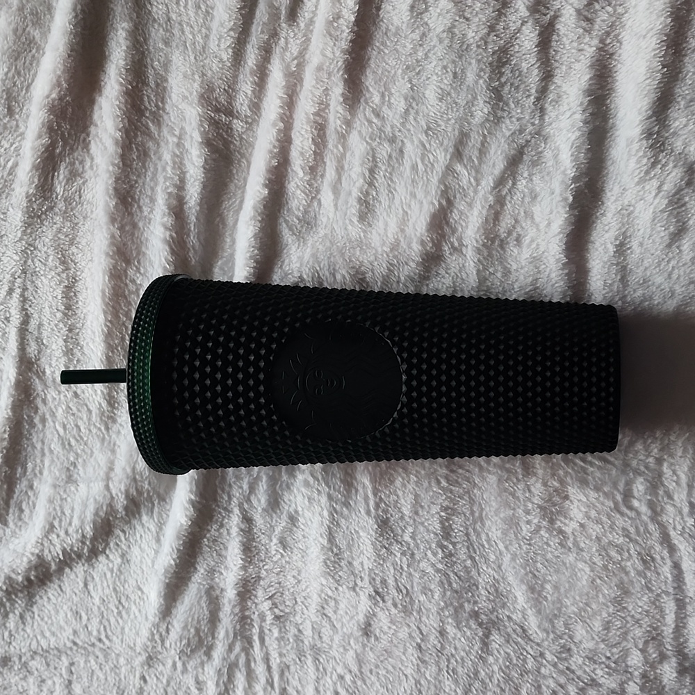 Dark Green Stud Starbucks Cup
